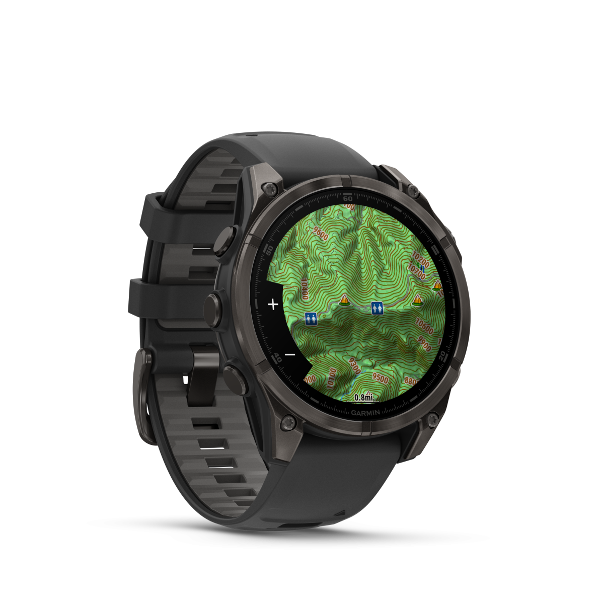 Garmin fēnix® 8 Amoled Titanium - Sapphire išmanusis laikrodis